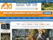 Tablet Screenshot of e-minis.net